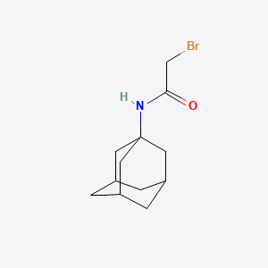 molecular formula C12H18BrNO B8561972 N-(1-Adamantyl)-2-bromoacetamide 