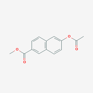 molecular formula C14H12O4 B8562073 6-Acetoxy-2-naphthoic acid methyl ester 
