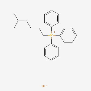 molecular formula C25H30BrP B8562116 (5-Methylhexyl)(triphenyl)phosphanium bromide CAS No. 91708-62-2
