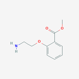 molecular formula C10H13NO3 B8562161 Methyl 2-(2-aminoethoxy)benzoate 