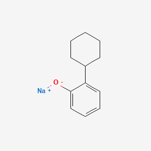 molecular formula C12H15NaO B8562178 Sodium 2-cyclohexylphenolate CAS No. 38122-15-5