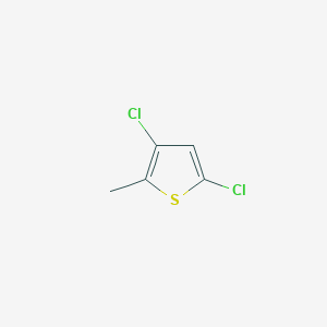 molecular formula C5H4Cl2S B8562194 3,5-Dichloro-2-methylthiophene CAS No. 17249-84-2