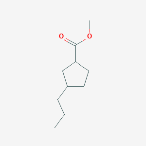 Methyl 3-propylcyclopentane-1-carboxylate