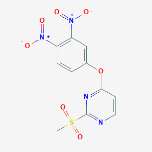 4-(3,4-Dinitro-phenoxy)-2-methylsulfonyl-pyrimidine