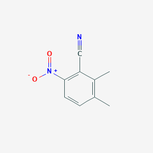 molecular formula C9H8N2O2 B8562361 2,3-Dimethyl-6-nitrobenzonitrile 
