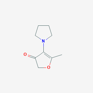 5-methyl-4-(1-pyrrolidinyl)-3(2H)-furanone