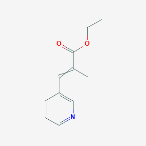 Ethyl 2-methyl-3-(pyridin-3-yl)acrylate