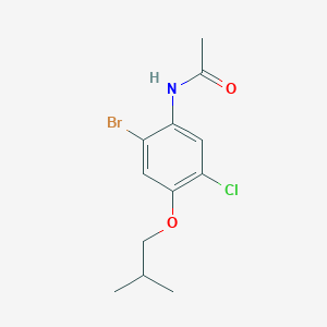 N-(2-Bromo-5-chloro-4-isobutoxy-phenyl)-acetamide