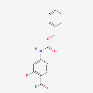 Benzyl (3-fluoro-4-formylphenyl)carbamate