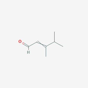 molecular formula C7H12O B8562393 3,4-Dimethylpent-2-enal CAS No. 57398-52-4