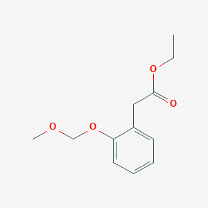 molecular formula C12H16O4 B8562402 Ethyl [2-(methoxymethoxy)phenyl]acetate CAS No. 496955-32-9