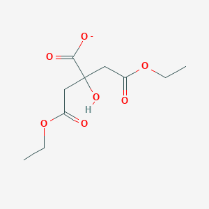 4-Ethoxy-2-(2-ethoxy-2-oxoethyl)-2-hydroxy-4-oxobutanoate