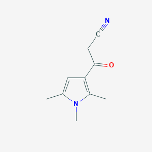 1,2,5-Trimethyl-beta-oxo-3-pyrrolpropionitrile