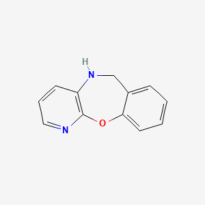 molecular formula C12H10N2O B8562490 5,6-Dihydropyrido[2,3-b][1,4]benzoxazepine 