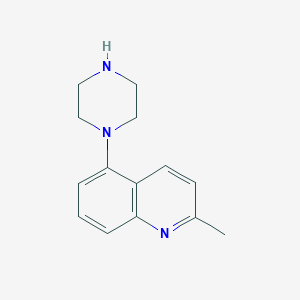 2-Methyl-5-piperazin-1-ylquinoline