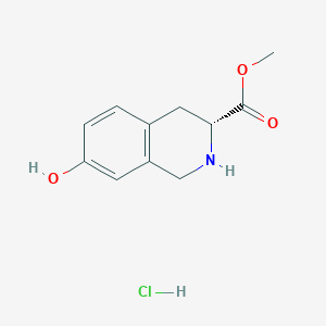 methyl (3R)-7-hydroxy-1,2,3,4-tetrahydroisoquinoline-3-carboxylate hydrochloride
