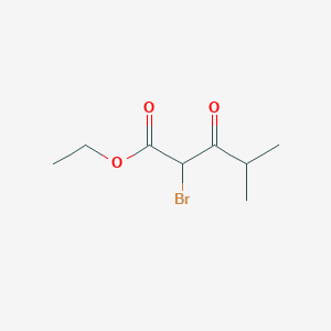 molecular formula C8H13BrO3 B8562614 Ethyl 2-bromo-4-methyl-3-oxopentanoate CAS No. 81569-67-7