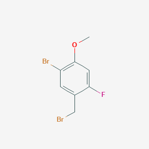 5-Bromo-2-fluoro-4-methoxybenzyl bromide