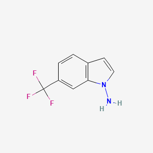 1H-Indol-1-amine, 6-(trifluoromethyl)-