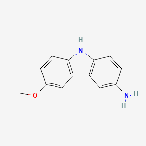 6-methoxy-9H-carbazol-3-amine
