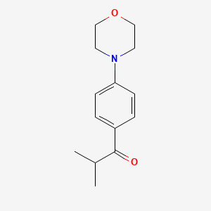 2-Methyl-1-[4-(4-morpholinyl)phenyl)propan-1-one
