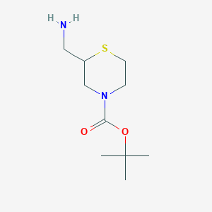 Tert-butyl 2-(aminomethyl)thiomorpholine-4-carboxylate