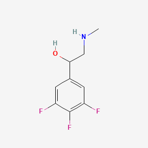 molecular formula C9H10F3NO B8562842 2-(Methylamino)-1-(3,4,5-trifluorophenyl)ethanol 