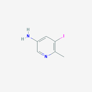 5-Iodo-6-methylpyridin-3-amine