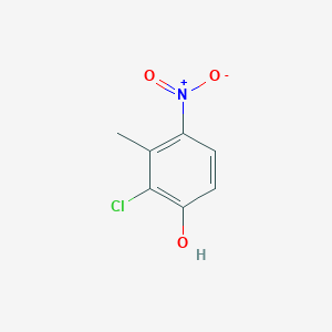 molecular formula C7H6ClNO3 B8562925 2-Chloro-3-methyl-4-nitrophenol CAS No. 88062-27-5