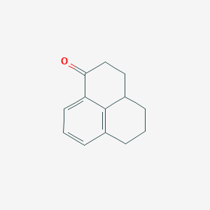 molecular formula C13H14O B8562955 2,3,3a,4,5,6-Hexahydro-phenalene-1-one CAS No. 62715-22-4