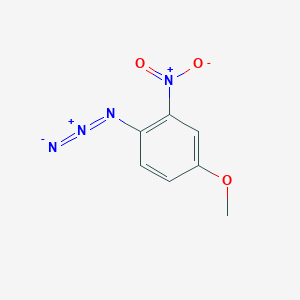 molecular formula C7H6N4O3 B8562996 4-Methoxy-2-nitrophenylazide 