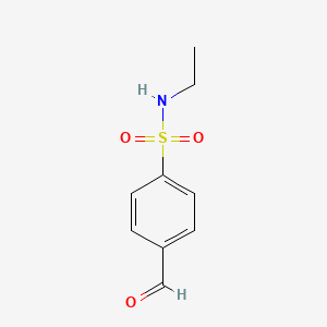 molecular formula C9H11NO3S B8563053 N-ethyl-4-formylbenzenesulfonamide CAS No. 120081-84-7