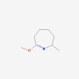 molecular formula C8H15NO B8563117 7-methoxy-2-methyl-3,4,5,6-tetrahydro-2H-azepine 