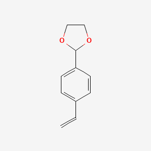molecular formula C11H12O2 B8563182 2-(4-Ethenylphenyl)-1,3-dioxolane CAS No. 19693-76-6