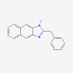 molecular formula C18H14N2 B8563195 2-Benzylnaphth[2,3-d]imidazole 