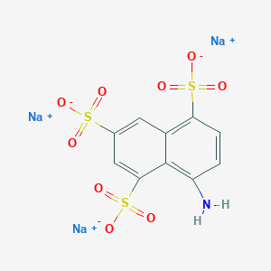 molecular formula C10H6NNa3O9S3 B8563197 Sodium 8-aminonaphthalene-1,3,5-trisulfonate 