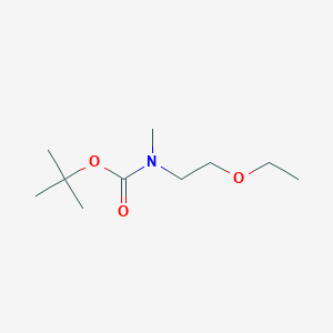 molecular formula C10H21NO3 B8563349 tert-Butyl(2-ethoxyethyl)methylcarbamate 