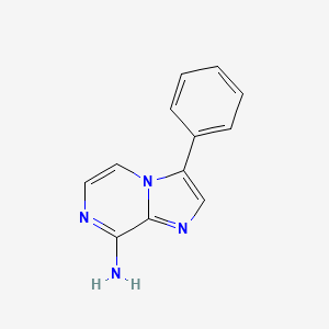 3-phenylimidazo[1,2-a]pyrazin-8-amine