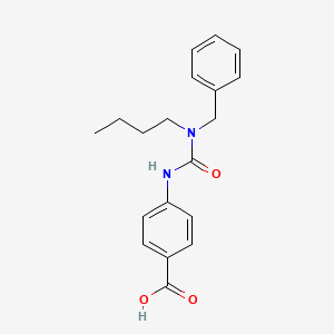 B8563451 4-{[Benzyl(butyl)carbamoyl]amino}benzoic acid CAS No. 88452-23-7
