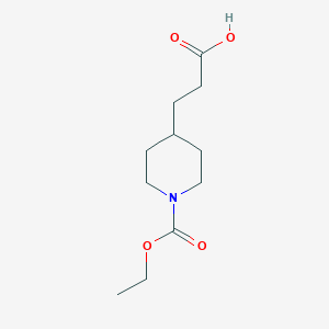 3-(1-(Ethoxycarbonyl)piperidin-4-yl)propanoic acid