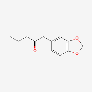 molecular formula C12H14O3 B8563591 1-(1,3-Benzdioxol-5-yl)pentan-2-one 