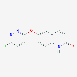 6-((6-chloropyridazin-3-yl)oxy)quinolin-2(1H)-one