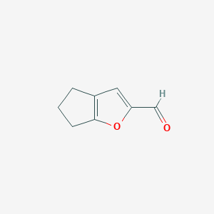 5,6-Dihydro-4H-cyclopenta[b]furan-2-carbaldehyde