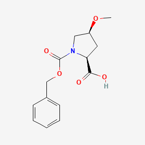 (2S,4S)-1-[(Benzyloxy)carbonyl]-4-methoxypyrrolidine-2-carboxylic acid