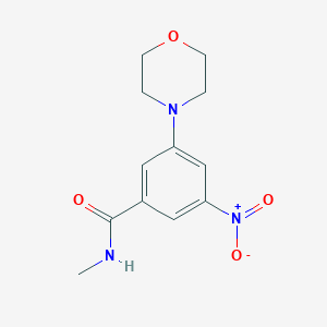 N-methyl-3-morpholino-5-nitrobenzamide