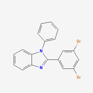 2-(3,5-Dibromophenyl)-1-phenyl-1h-benzo[d]imidazole