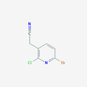 2-(6-Bromo-2-chloropyridin-3-yl)acetonitrile