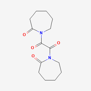 molecular formula C14H20N2O4 B8563733 Bis(2-oxoazepan-1-yl)ethane-1,2-dione CAS No. 13880-08-5