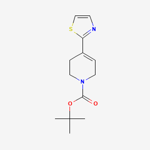 2-(1-Boc-1,2,3,6-tetrahydro-4-pyridyl)thiazole