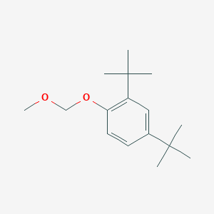 molecular formula C16H26O2 B8563896 2,4-Di-tert-butyl-1-(methoxymethoxy)benzene 